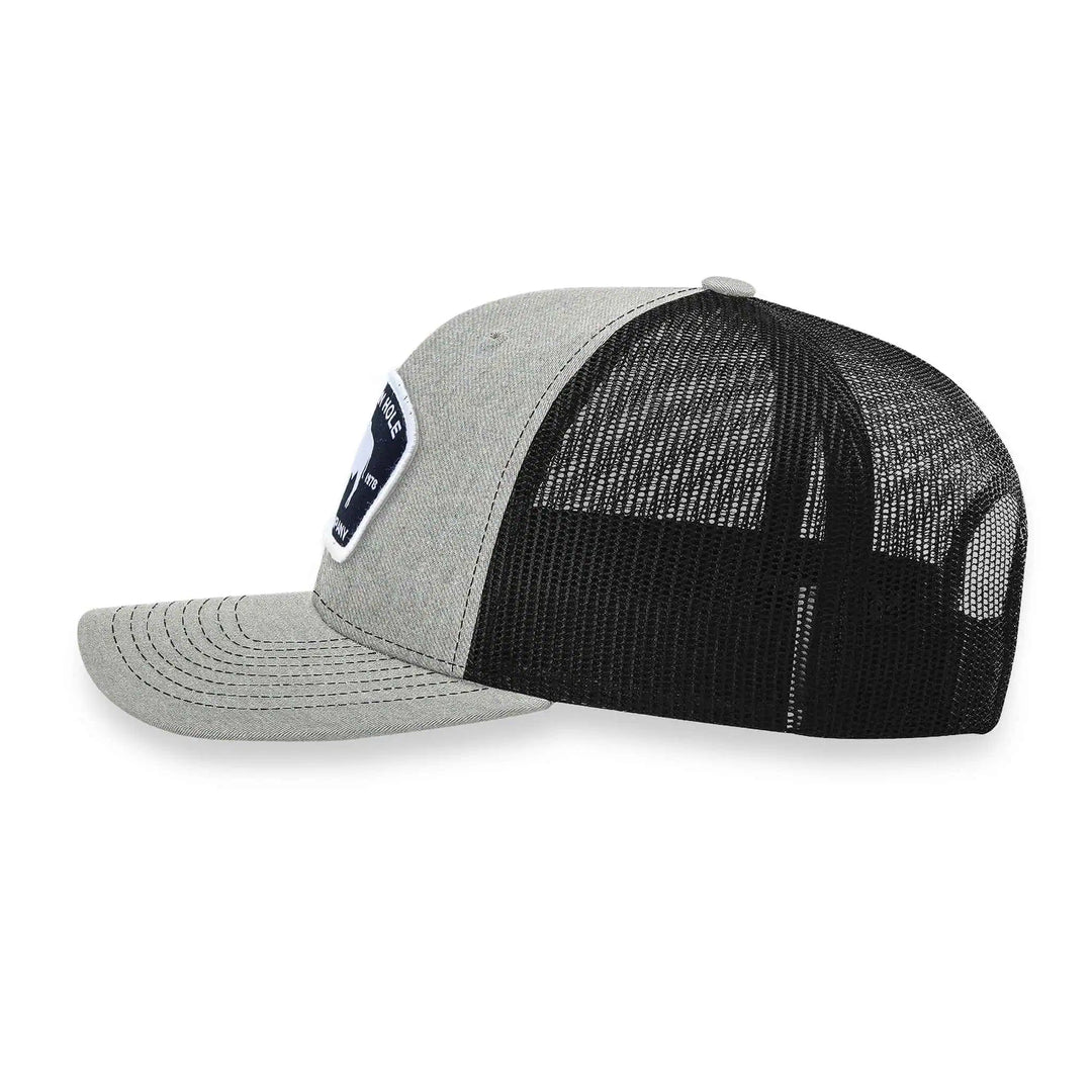 JHFLYCO Wyoming Bison Mid Crown Trucker Hat
