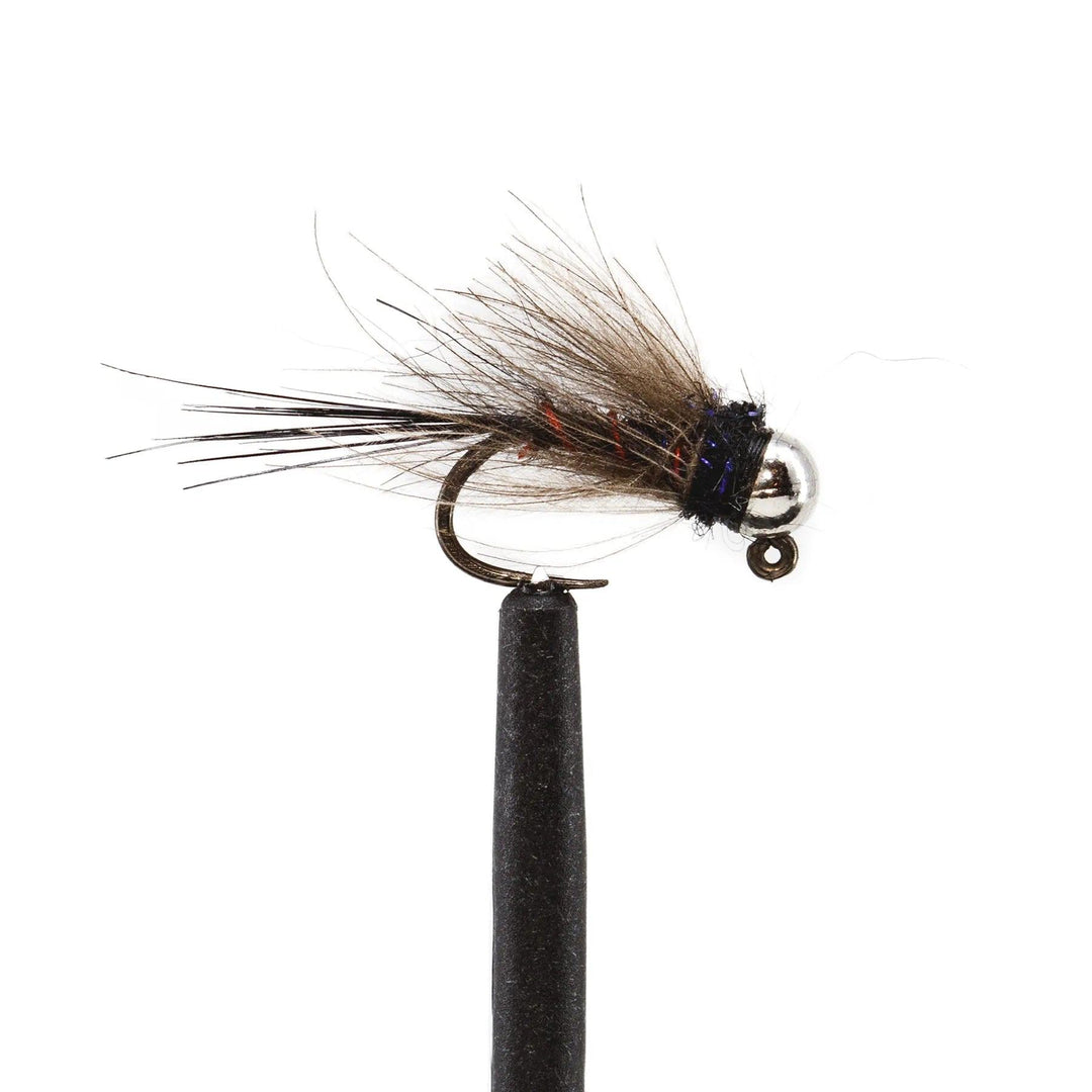 Tungsten Bead Black Duracell Jig - Barbless, Chech, Chironomid, Euro, Flies, Jig, Nymphs, Tungsten | Jackson Hole Fly Company