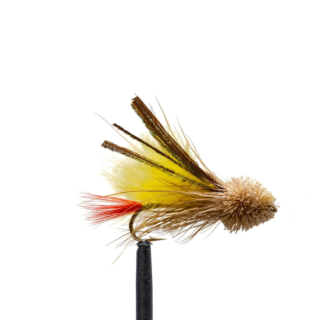 Yellow Marabou Muddler - Dumbbell, Flies, Streamers | Jackson Hole Fly Company