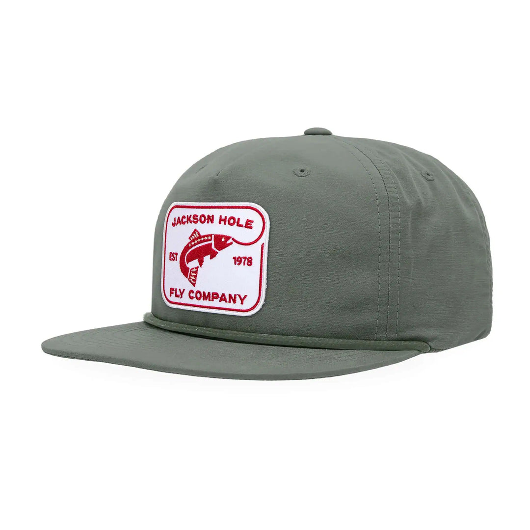 JHFLYCO Brushed Cotton Ball Cap - Rectangle Logo
