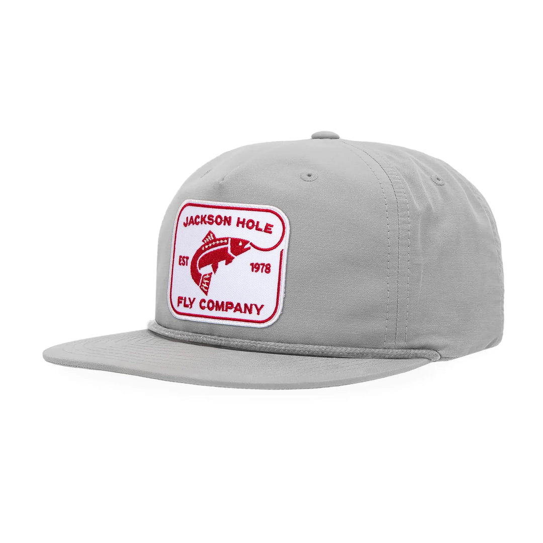 Gorra JHFLYCO de algodón cepillado - Logotipo rectangular