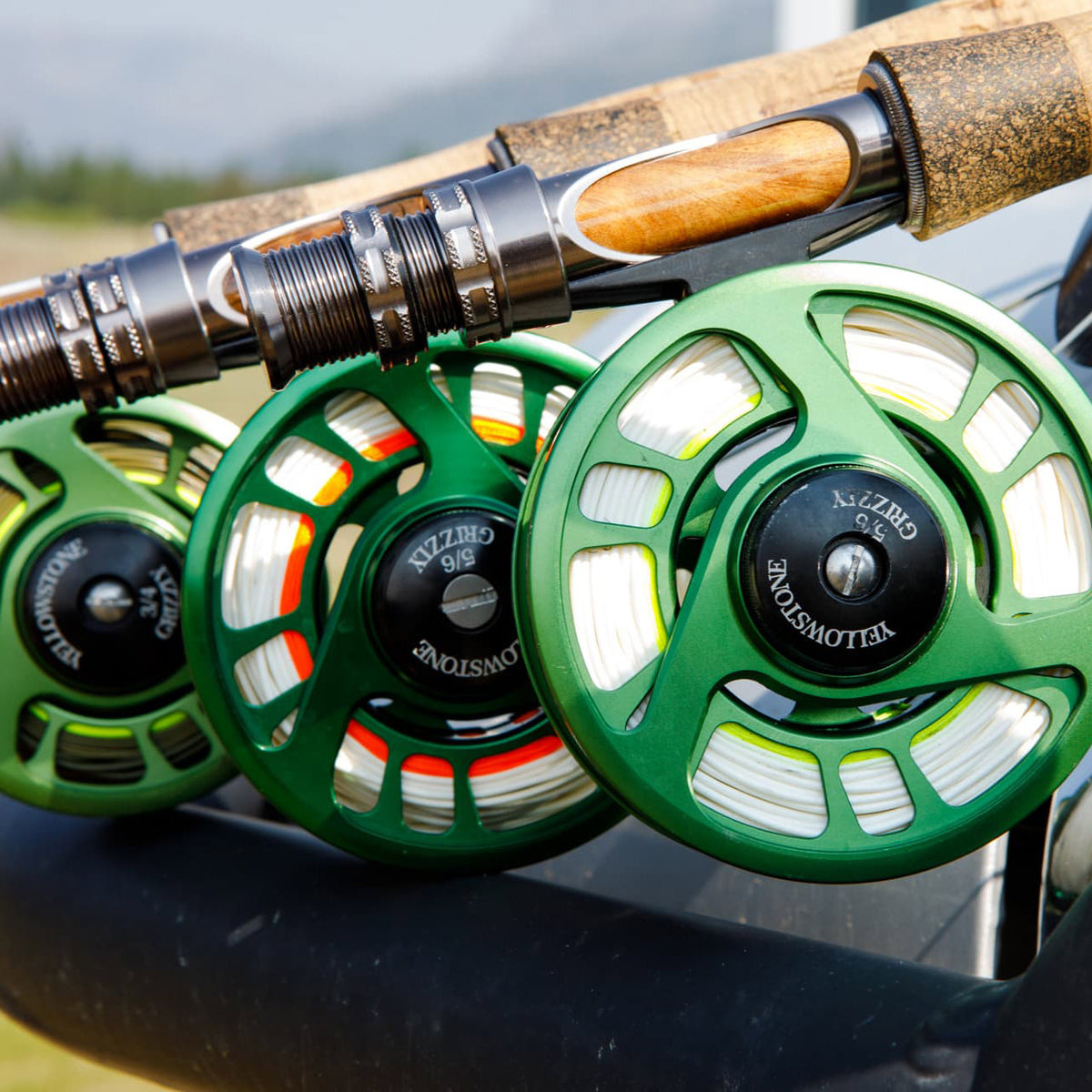 JH FLY CO Yellowstone Grizzly Fly Reels