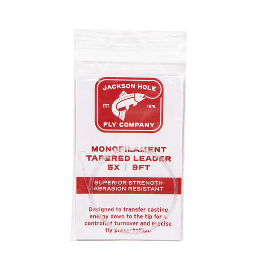 JHFLYCO Monofilament Nylon Tapered Leader | Jackson Hole Fly Company