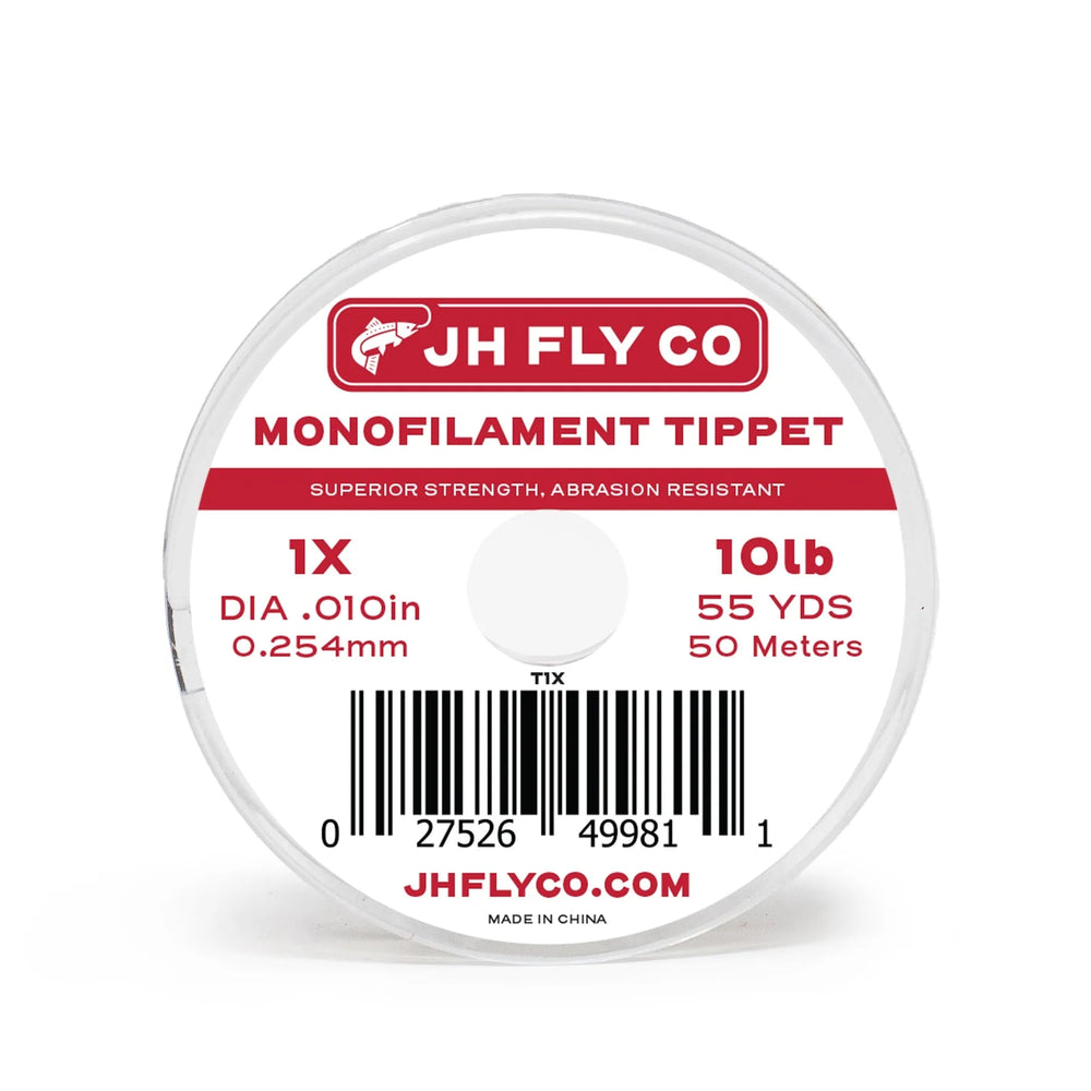 Monofilament Nylon Tippet - 50 Meter Super Spool - 1X | Jackson Hole Fly Company