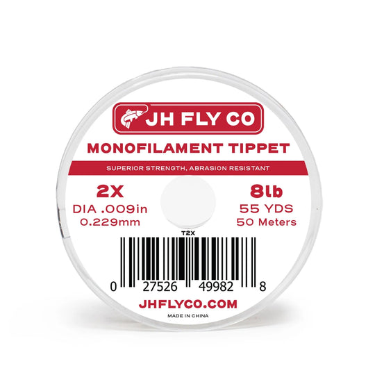 Monofilament Nylon Tippet - 50 Meter Super Spool - 2X | Jackson Hole Fly Company