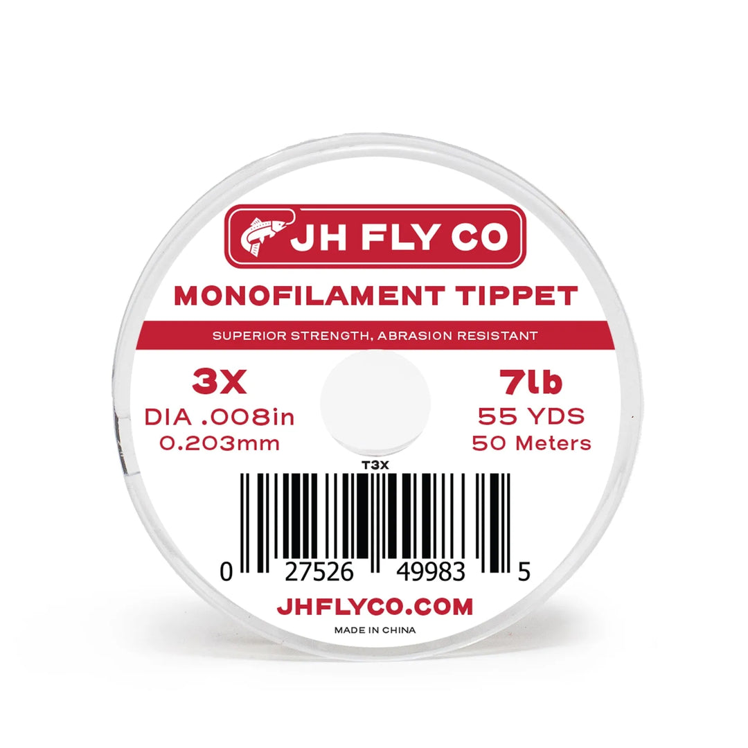 Monofilament Nylon Tippet - 50 Meter Super Spool - 3X | Jackson Hole Fly Company