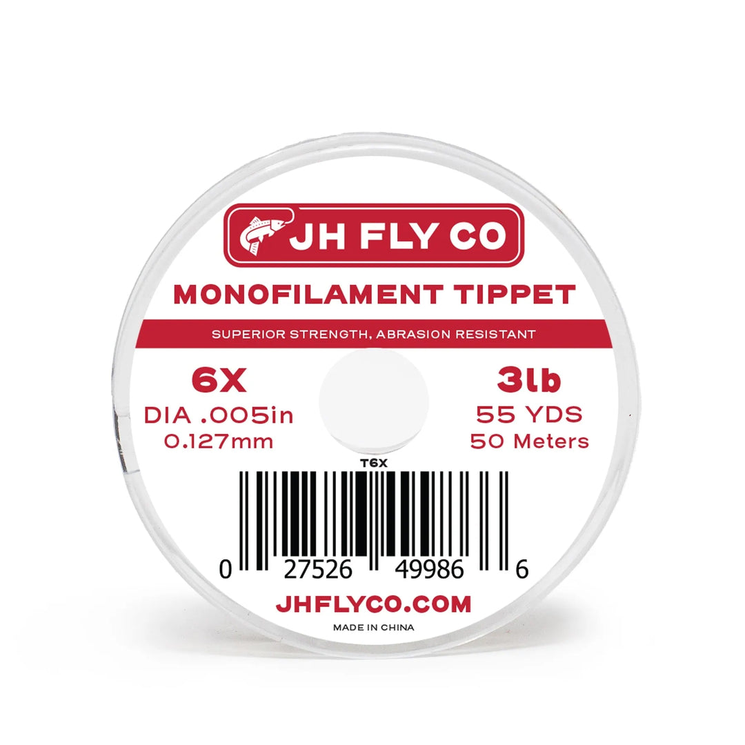 Monofilament Nylon Tippet - 50 Meter Super Spool - 6X | Jackson Hole Fly Company