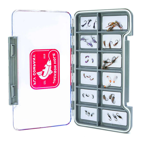 JHFLYCO Loaded Magnetic Fly Box – Winter Nymph Assortment