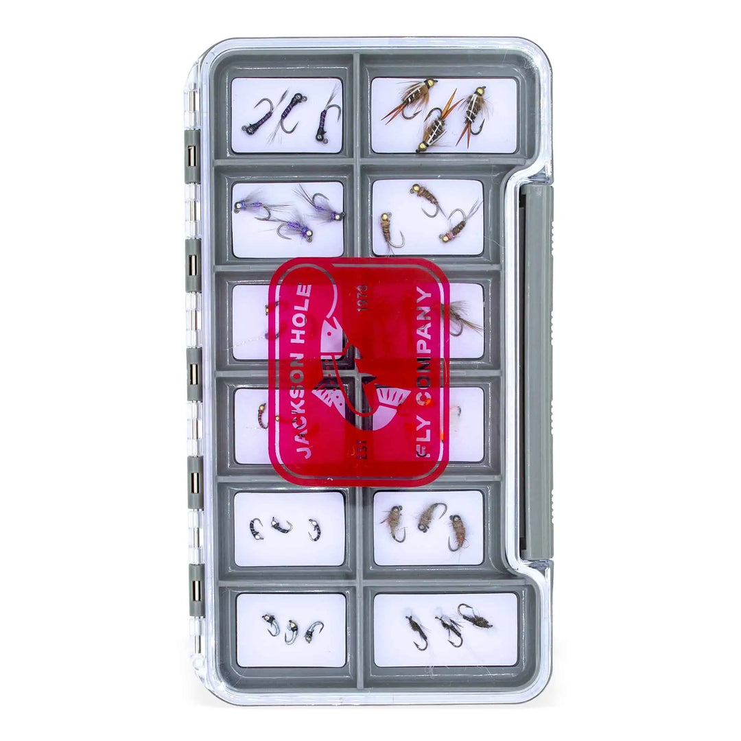 JHFLYCO Loaded Magnetic Fly Box – Winter Nymph Assortment