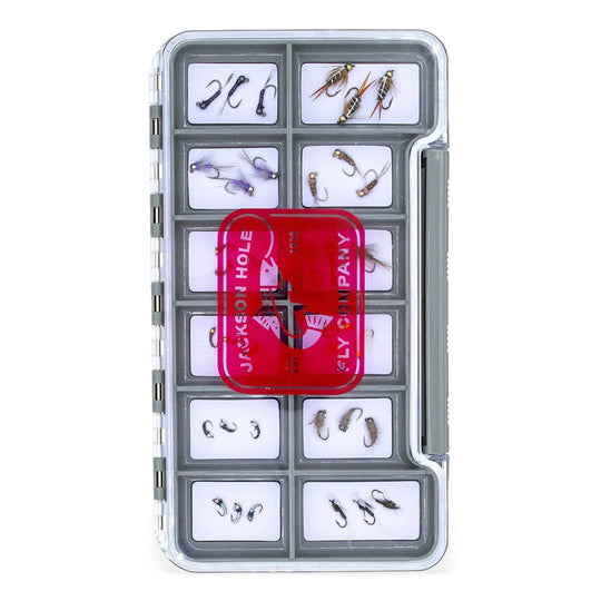 JHFLYCO Loaded Magnetic Fly Box – Winter Nymph Assortment