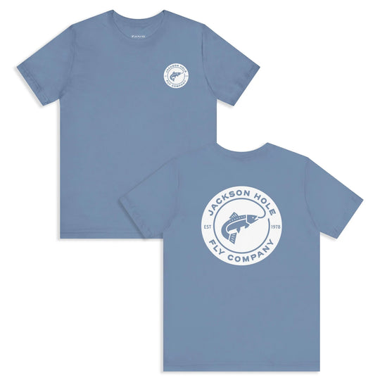 JHFLYCO Circle Badge Tee - White Logo