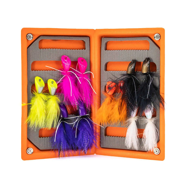 JHFLYCO Loaded Foam Fly Box - Panfish Popper Assortment – Jackson
