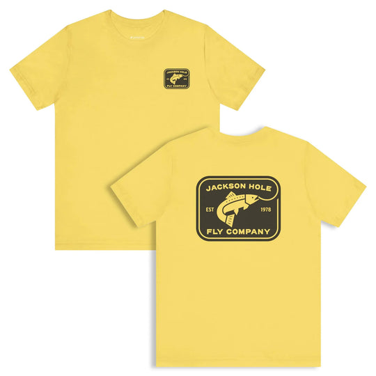 JHFLYCO Rectangle Badge Tee - Black Logo