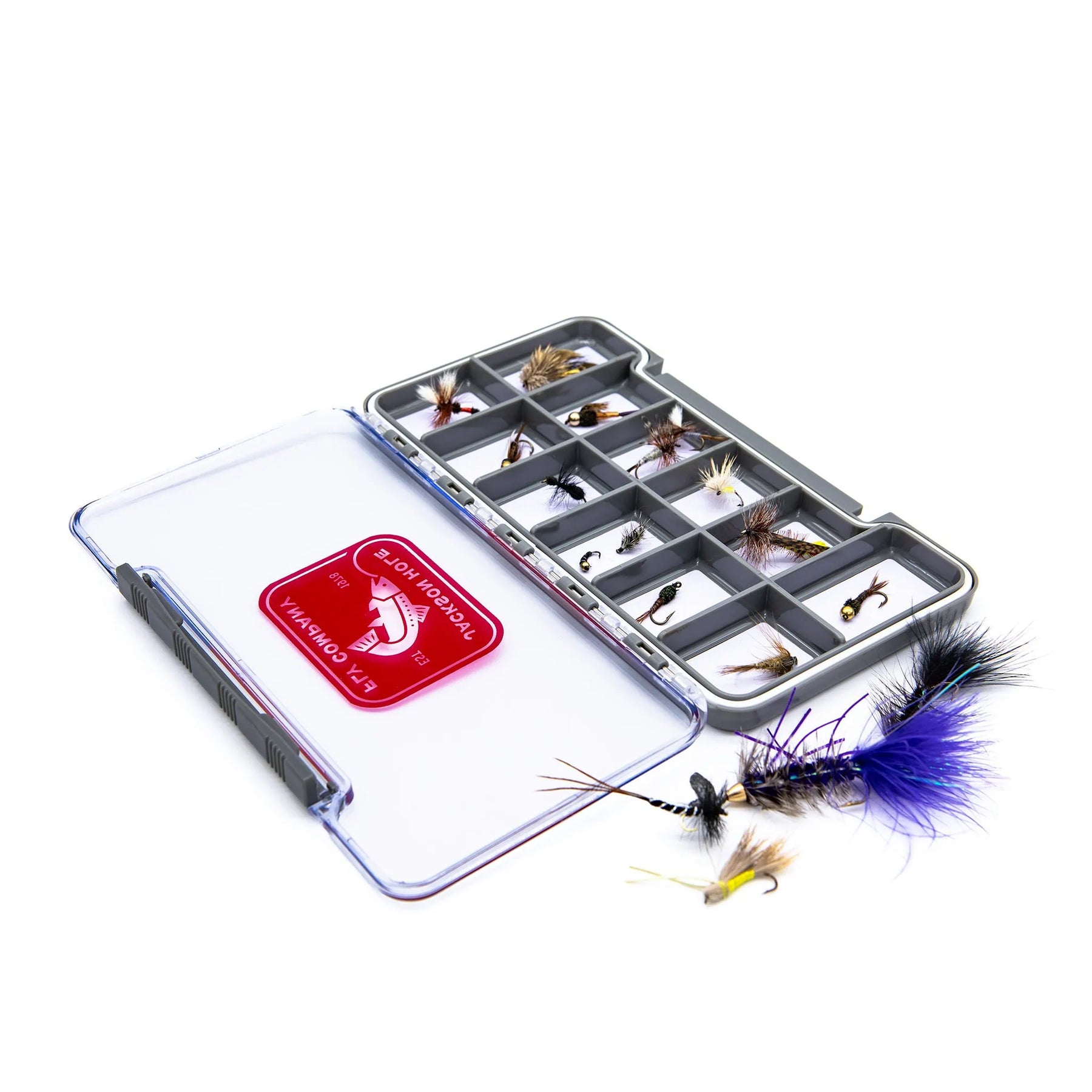 JHFLYCO Slim Magnetic Fly Box – Waterproof, Low-Profile Fly Storage – Jackson Hole Fly Company