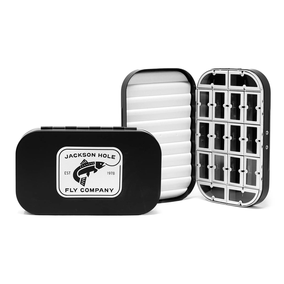 JHFLYCO Aluminum Fly Box - Accessories, Aluminum, Fly Box, Fly Boxes, Storage | Jackson Hole Fly Company