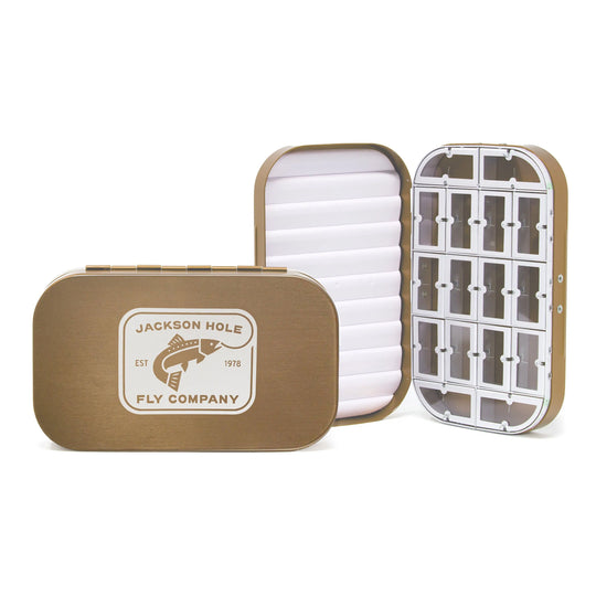 JHFLYCO Aluminum Fly Box - Accessories, Aluminum, Fly Box, Fly Boxes, Storage | Jackson Hole Fly Company