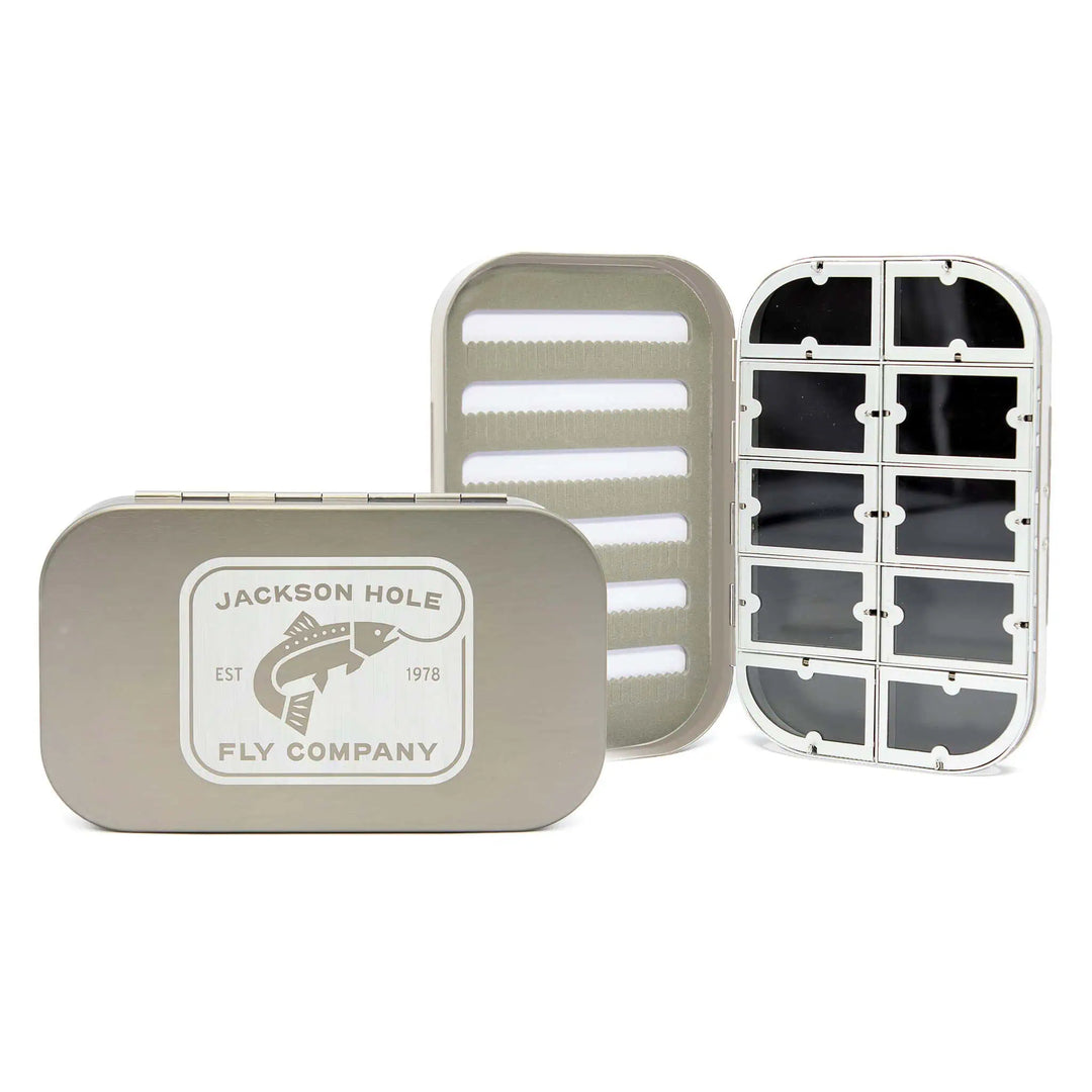 JHFLYCO Aluminum Fly Box - Accessories, Aluminum, Fly Box, Fly Boxes, Storage | Jackson Hole Fly Company