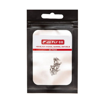 JHFLYCO Black Nickel Barrel Swivels