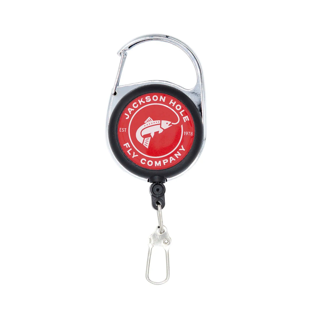 JHFLYCO Black Measuring Tape Zinger | Jackson Hole Fly Company