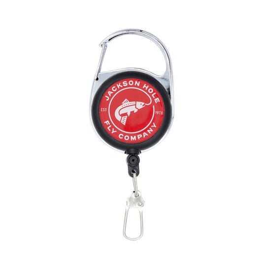 JHFLYCO Black Measuring Tape Zinger | Jackson Hole Fly Company