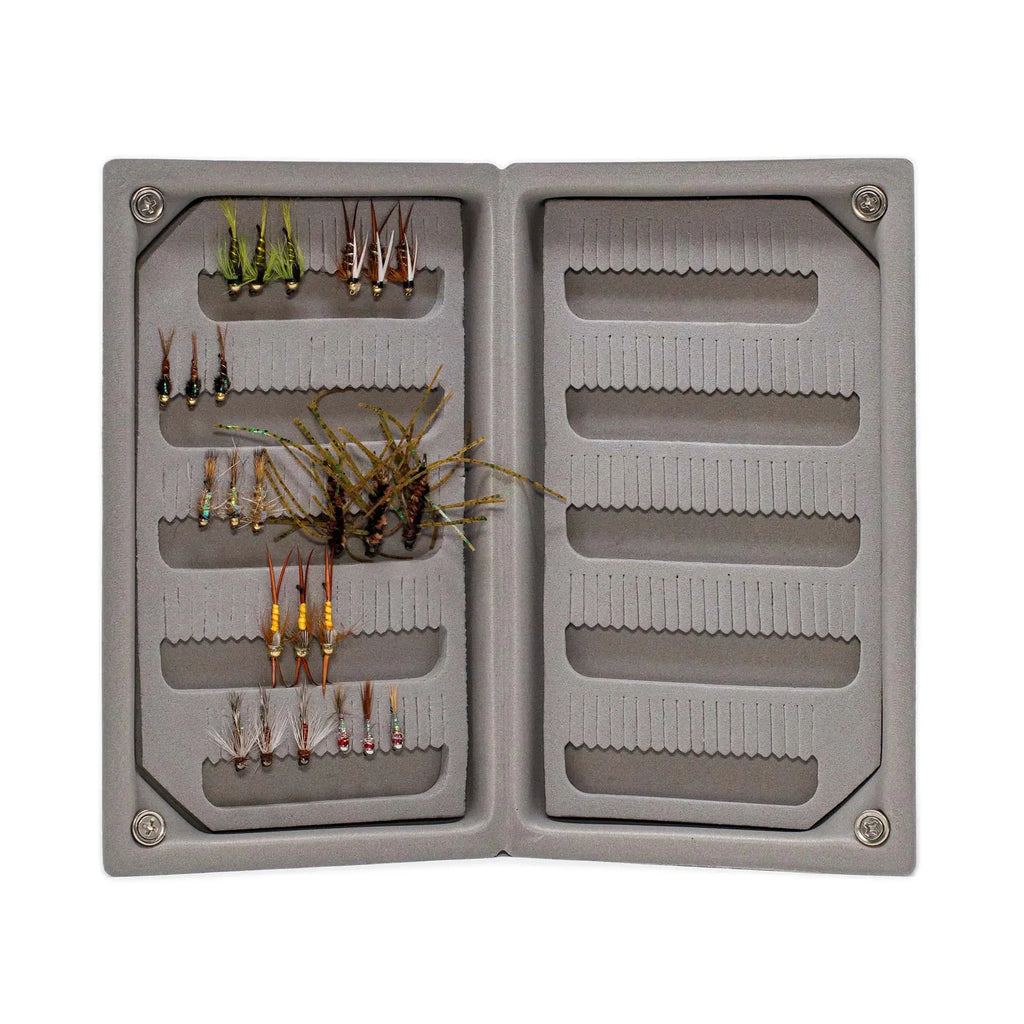 JHFLYCO Loaded Foam Fly Box – Standard Nymph Assortment – Jackson