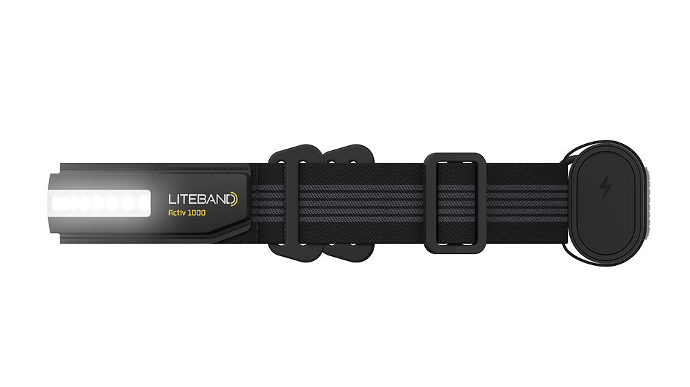 ACTIV 1000 Lumen LED Wide Beam Rechargeable Headlamp