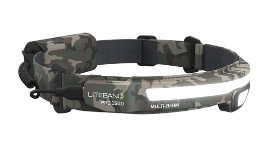 PRO 1500 Lumen LED Multi-Beam Rechargeable Headlamp