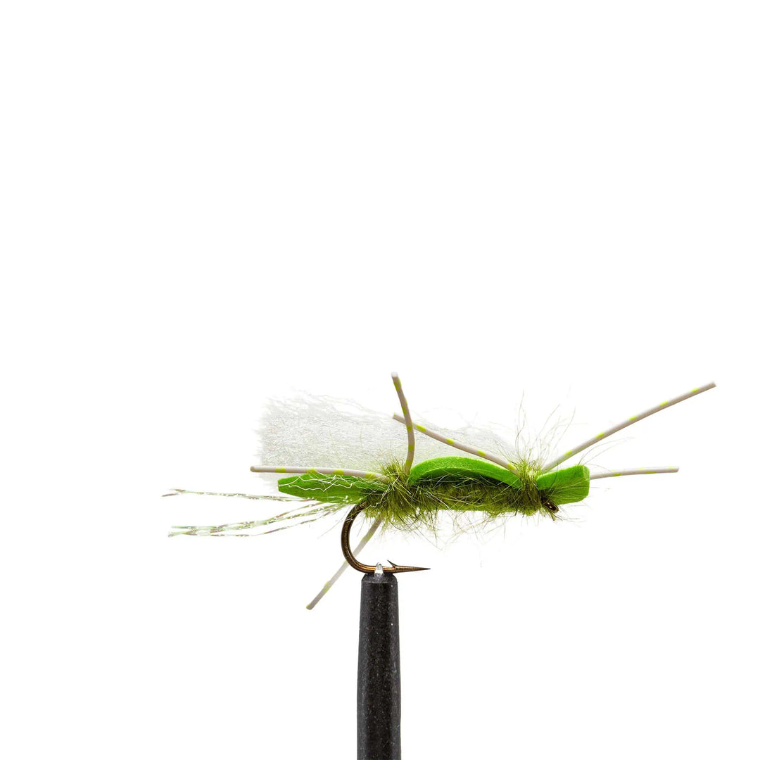Light Green (Katydid) Chubby Chernobyl - Dry Flies, Flies, Foam, Terrestrials | Jackson Hole Fly Company