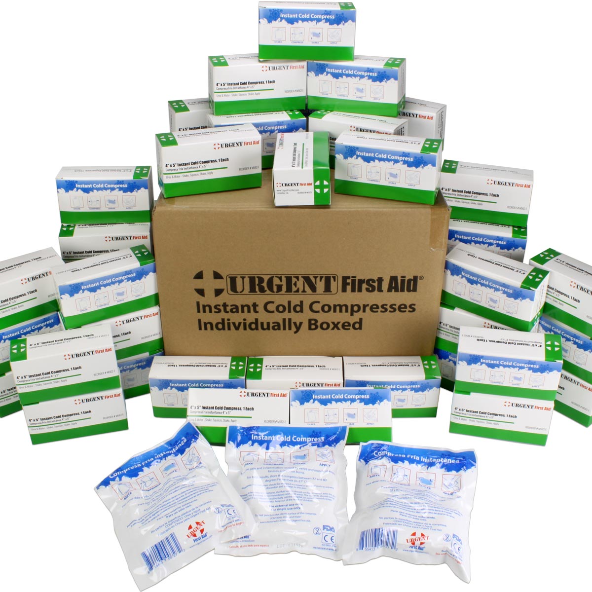 Instant Cold Compress, Boxed 4