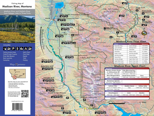 Western Rivers Folding Fly Fishing Maps by Map the Xperience