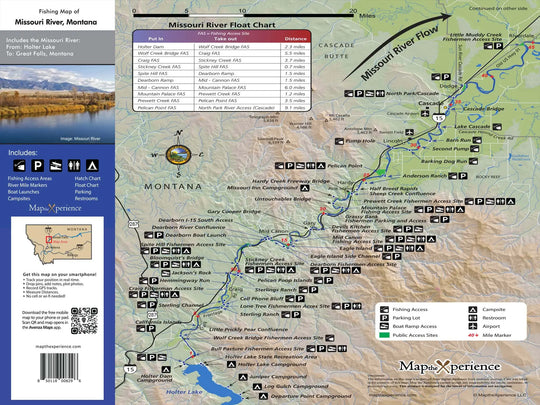 Western Rivers Folding Fly Fishing Maps by Map the Xperience