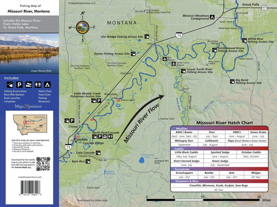 Western Rivers Folding Fly Fishing Maps by Map the Xperience