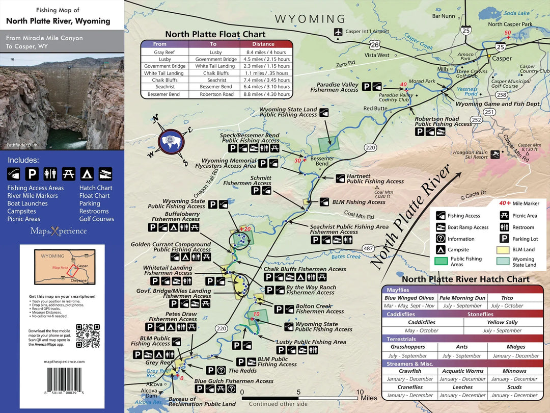 Western Rivers Folding Fly Fishing Maps by Map the Xperience