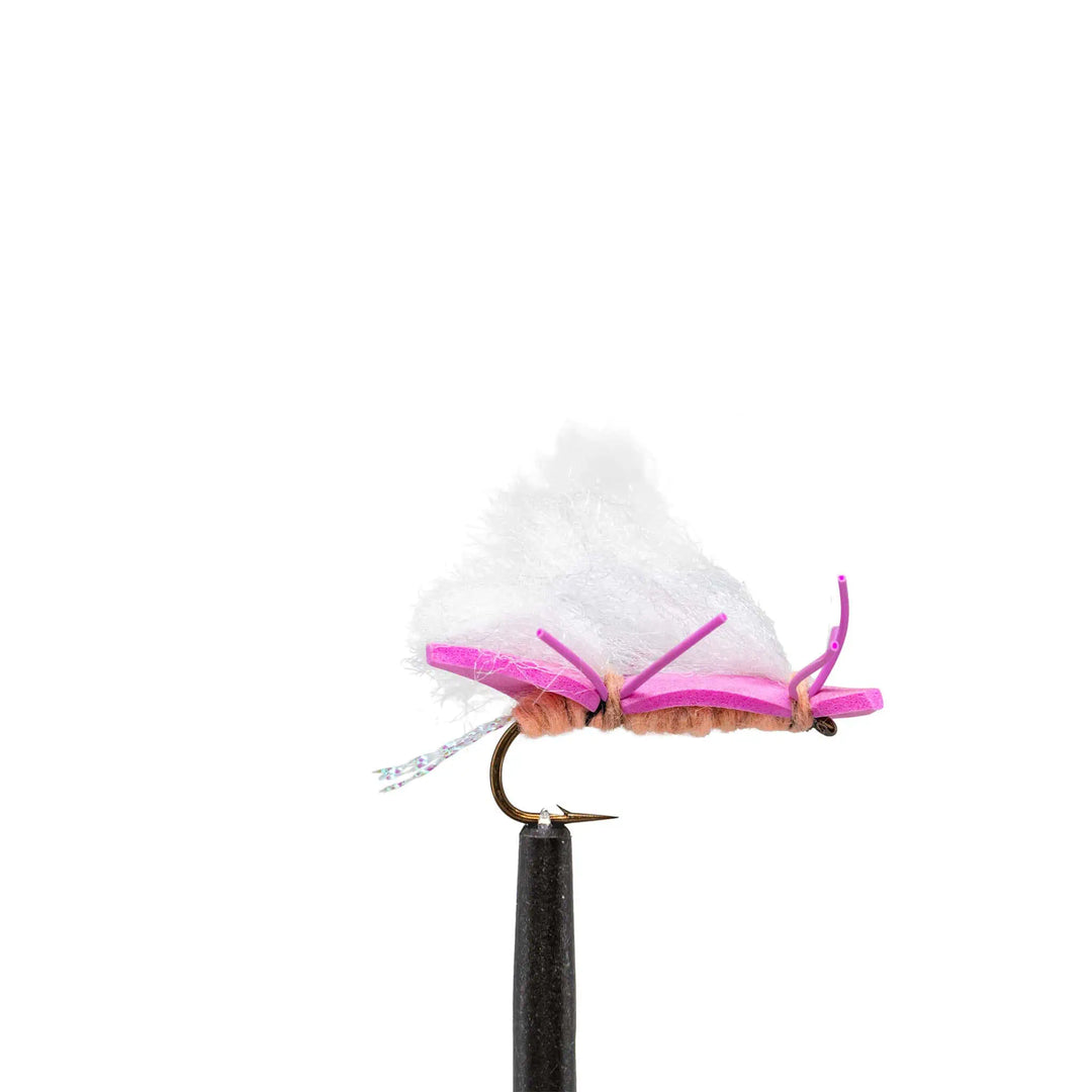 Pink (Mrs. Piggy) Chubby Chernobyl - Dry Flies, flies, Foam, terrestrials | Jackson Hole Fly Company