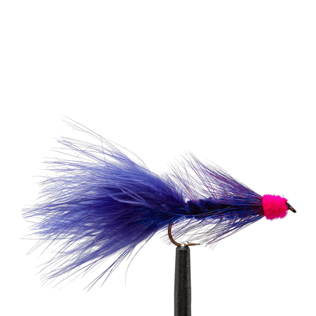 Purple Egg Sucking Leech Cerise Head - Flies, Leeches, Streamers | Jackson Hole Fly Company