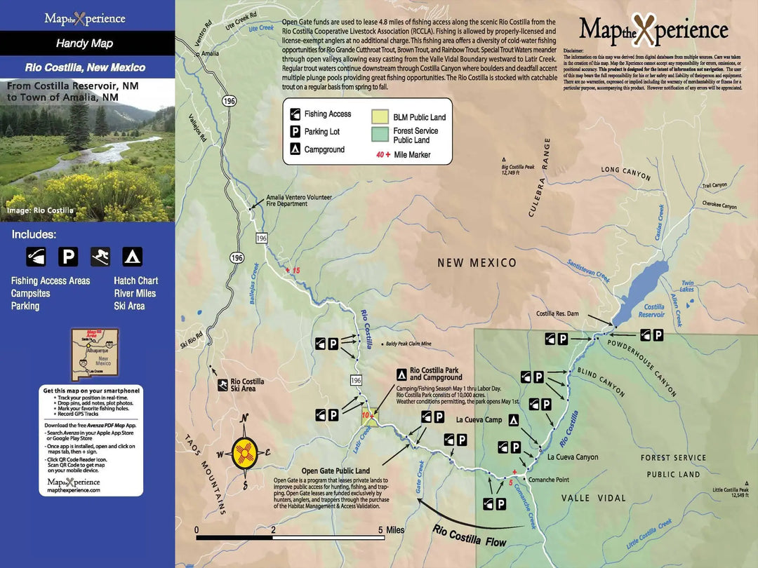 Western Rivers Folding Fly Fishing Maps by Map the Xperience