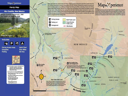 Western Rivers Folding Fly Fishing Maps by Map the Xperience