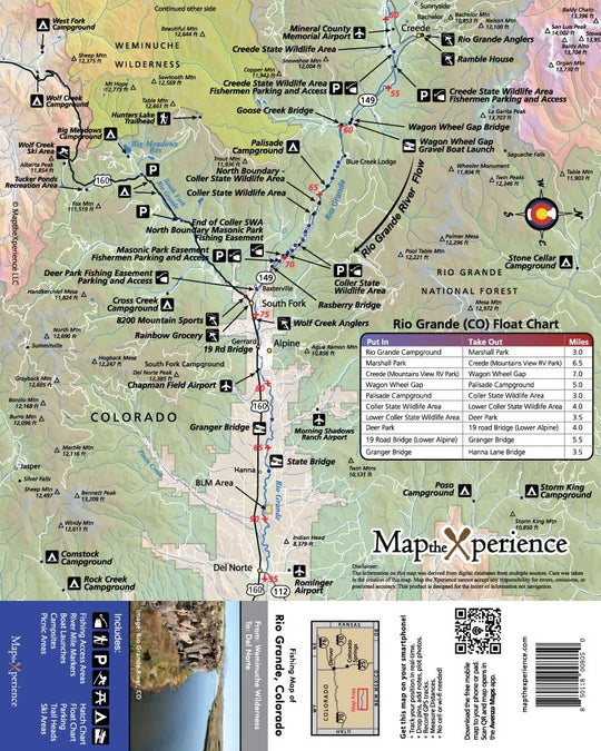 Western Rivers Folding Fly Fishing Maps by Map the Xperience