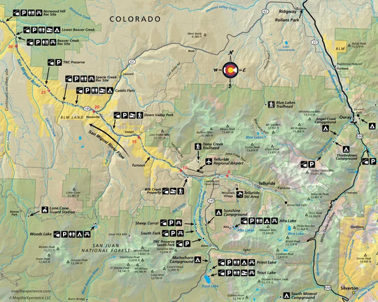 Western Rivers Folding Fly Fishing Maps by Map the Xperience