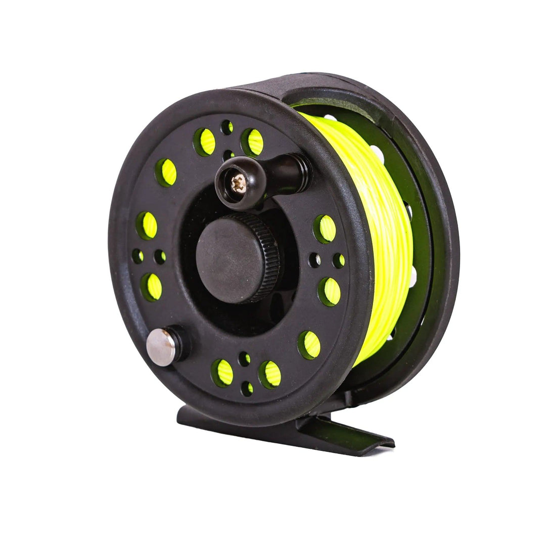 Silvertip II 5/6 Fly Fishing Reel Spooled With 5WT Fly Line - Beginner, child, Children, fly reel, graphite, Novice, reels, Women | Jackson Hole Fly Company