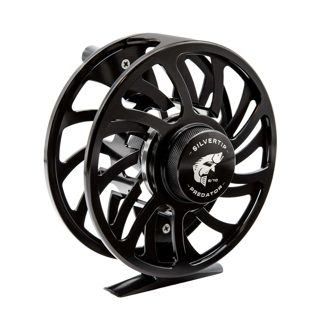 Silvertip Predator 9/10WT Large Arbor Fly Reel – CNC machined saltwater fly reel with carbon drag system | Jackson Hole Fly Company