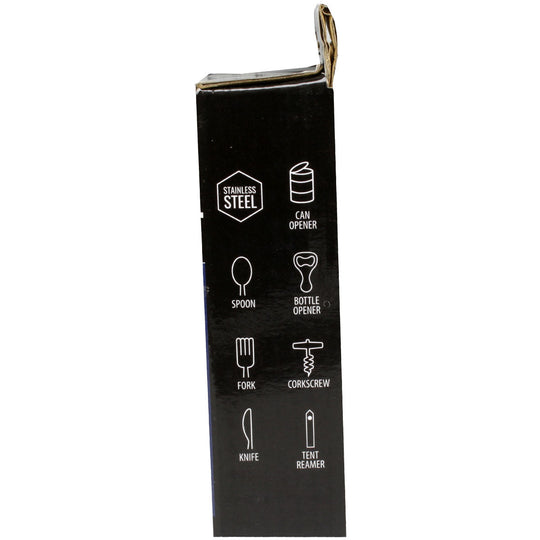 Knife Fork Spoon Combo Utility Tool with Can &amp; Bottle Opener