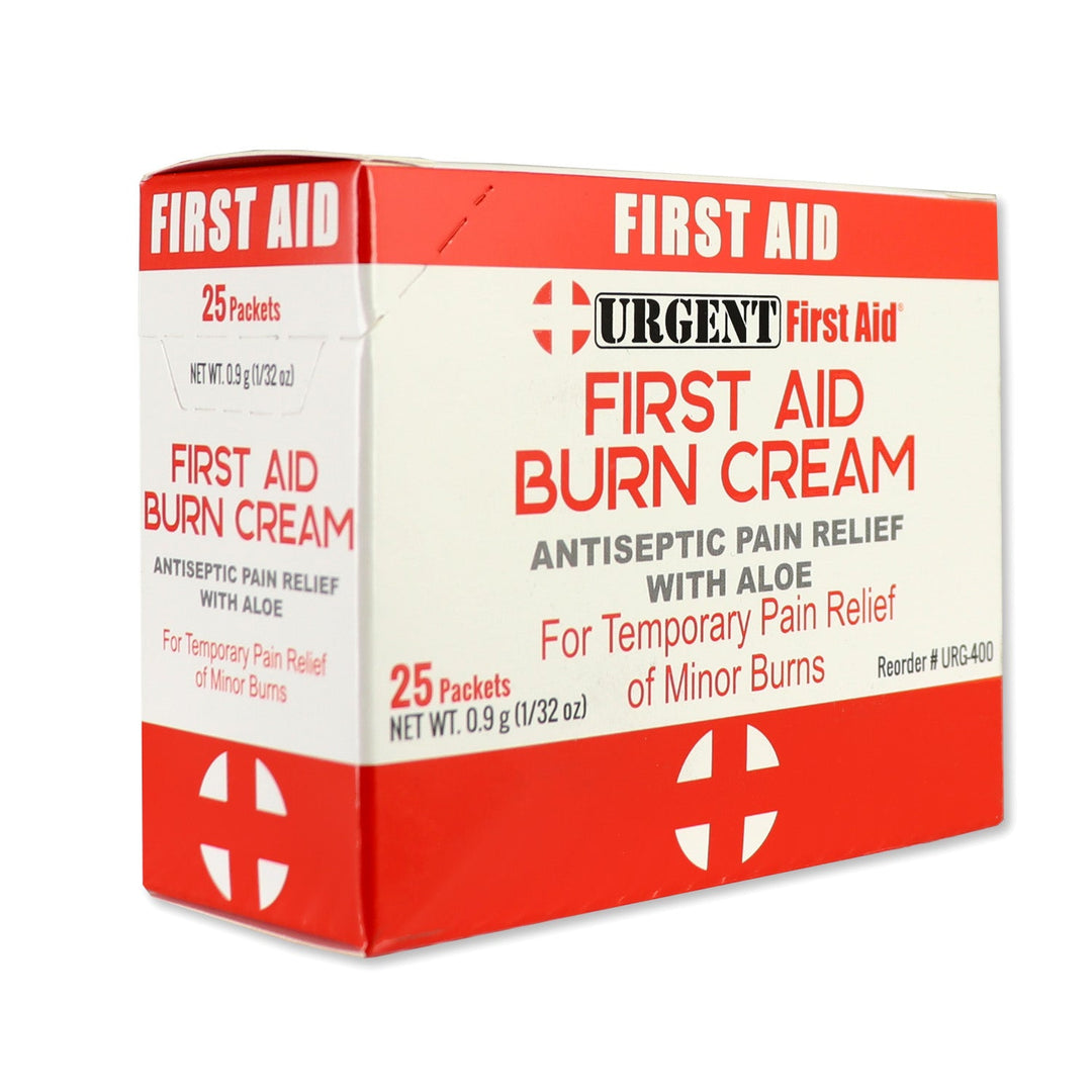 First Aid &amp; Burn Cream .9gram, 25 Packets Per Box