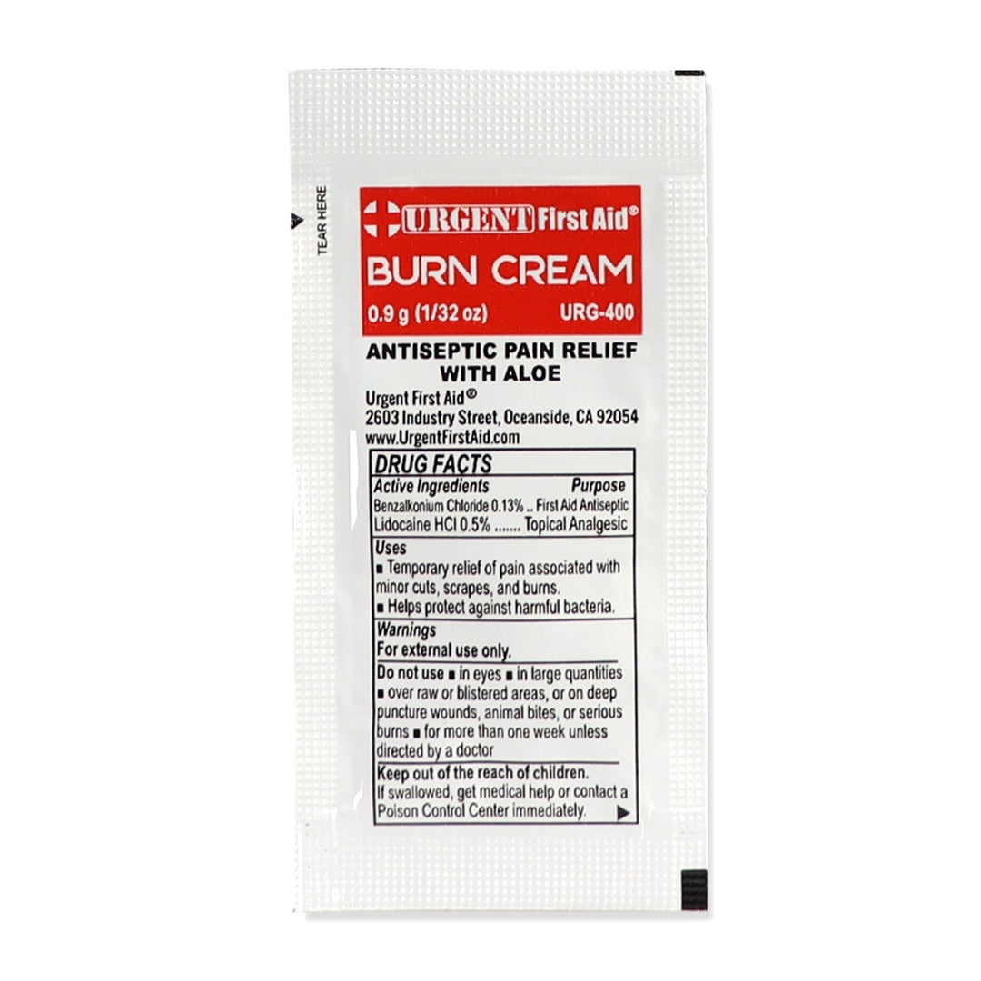 First Aid &amp; Burn Cream .9gram, 25 Packets Per Box