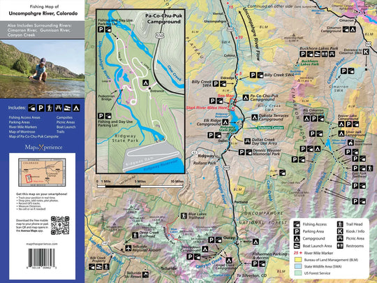 Western Rivers Folding Fly Fishing Maps by Map the Xperience