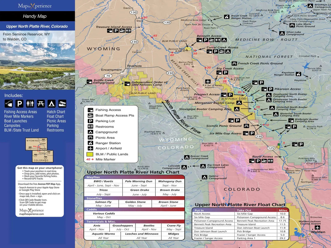 Western Rivers Folding Fly Fishing Maps by Map the Xperience