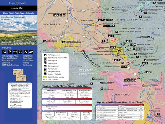 Western Rivers Folding Fly Fishing Maps by Map the Xperience