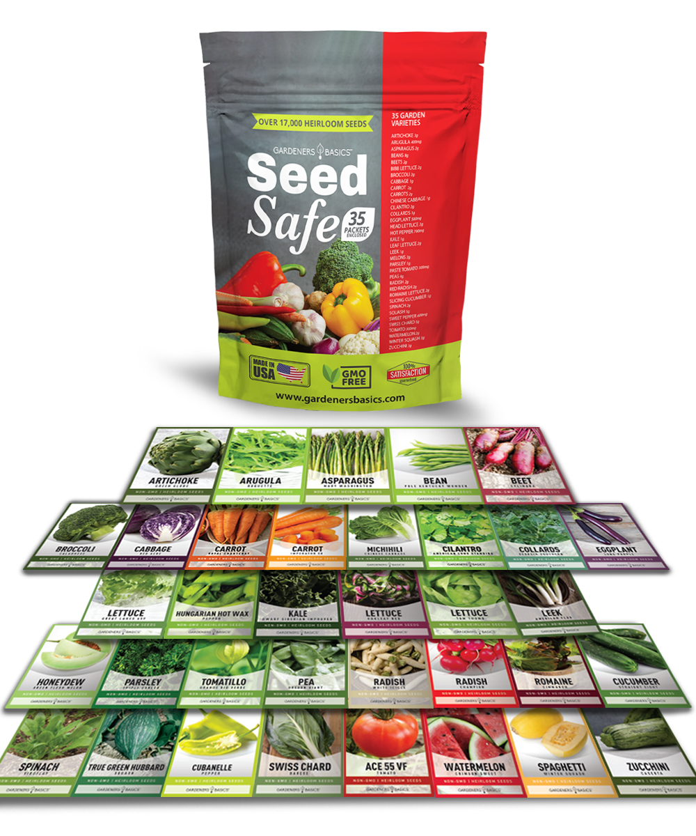 survival garden heirloom seeds Seed Safe Survival Seed Kit