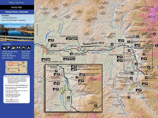 Western Rivers Folding Fly Fishing Maps by Map the Xperience