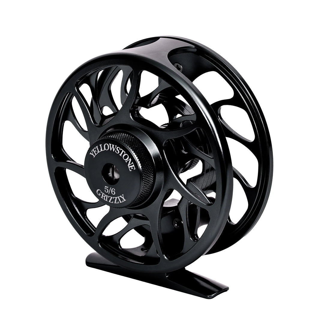 Yellowstone Grizzly Fly Reel - 5/6 Black | Jackson Hole Fly Company